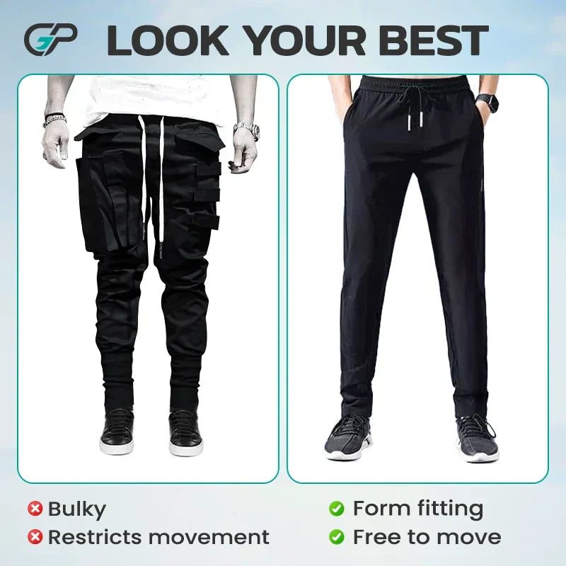 📢⏰Stretch Breathable Straight-Leg Casual Athletic Pants
