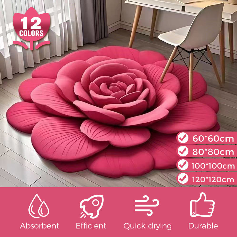 🌺Limited Time Offer🌺Floral Plush & Diatomaceous Earth Floor Mat
