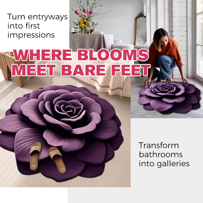 🌺Limited Time Offer🌺Floral Plush & Diatomaceous Earth Floor Mat