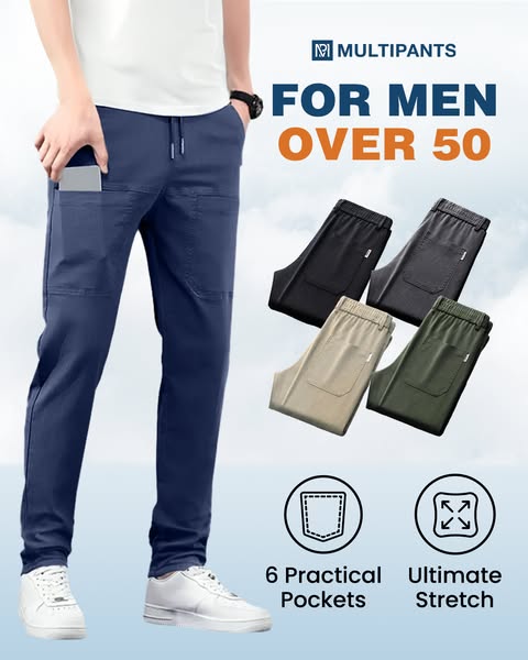 🏆👖LAST DAY SALE 50% OFF⚡50K+ SOLD💕✨MultiPants High Stretch Cargo Pants｜Durable Multi-Pocket Utility Trousers For Work, Hiking & Daily Casual Wear