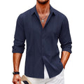 Men's single colour long sleeve top