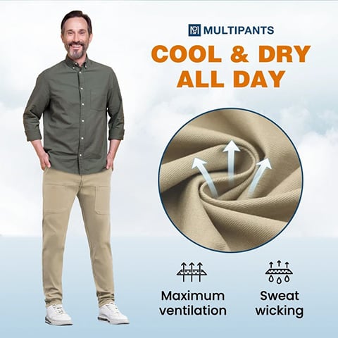 🏆👖LAST DAY SALE 50% OFF⚡50K+ SOLD💕✨MultiPants High Stretch Cargo Pants｜Durable Multi-Pocket Utility Trousers For Work, Hiking & Daily Casual Wear