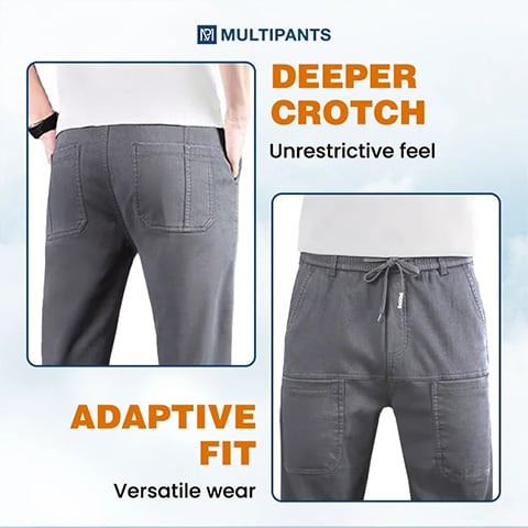 🏆👖LAST DAY SALE 50% OFF⚡50K+ SOLD💕✨MultiPants High Stretch Cargo Pants｜Durable Multi-Pocket Utility Trousers For Work, Hiking & Daily Casual Wear