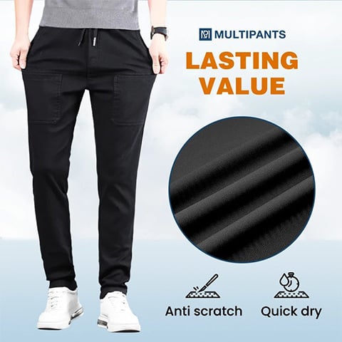 🏆👖LAST DAY SALE 50% OFF⚡50K+ SOLD💕✨MultiPants High Stretch Cargo Pants｜Durable Multi-Pocket Utility Trousers For Work, Hiking & Daily Casual Wear