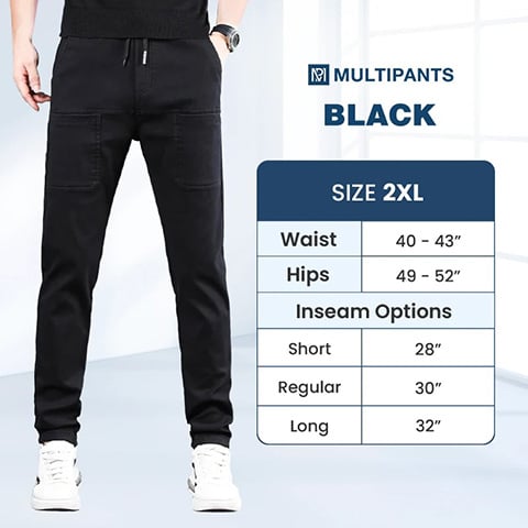 🏆👖LAST DAY SALE 50% OFF⚡50K+ SOLD💕✨MultiPants High Stretch Cargo Pants｜Durable Multi-Pocket Utility Trousers For Work, Hiking & Daily Casual Wear