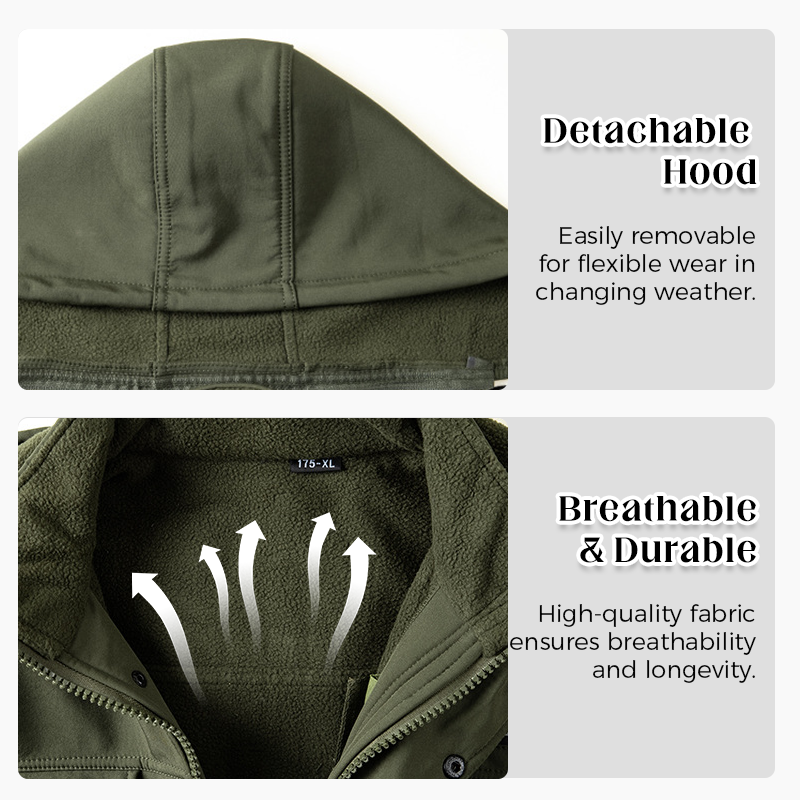 Men's Insulated Windproof Jacket & Pants Set