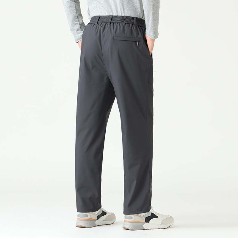 Men's Warm Pants with Zipper Pockets