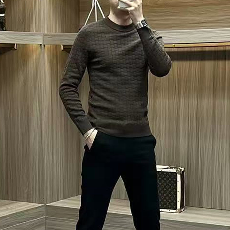 Men's Knitted Warm Base Layer Top