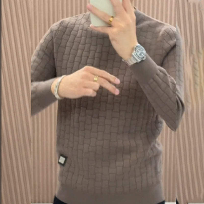 Men's Knitted Warm Base Layer Top
