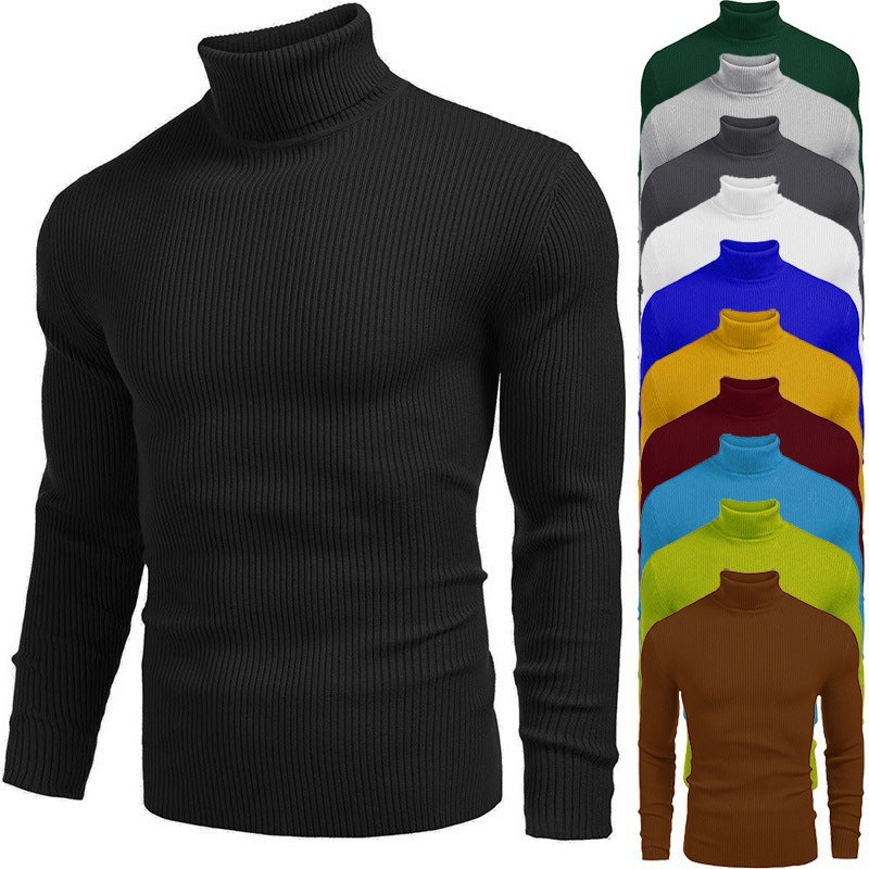 🔈🔈60% OFF🔥Winter Men's Knitted Turtleneck Slim Sweater