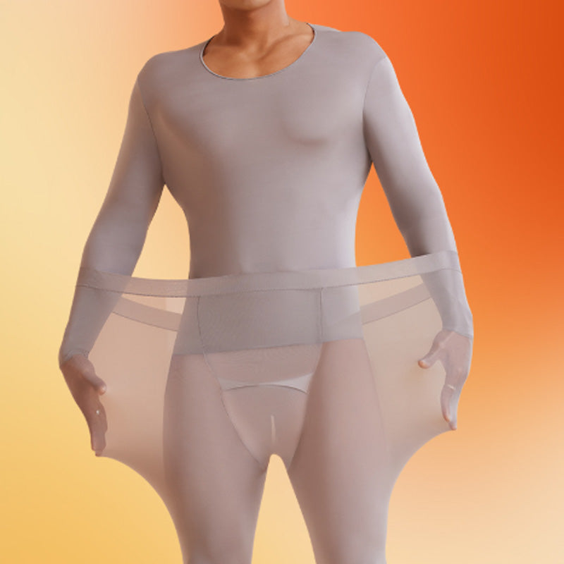 Men's Ultra-Thin Skin Friendly 2-Piece Bottoming Set