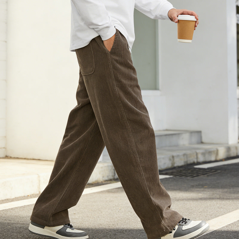 🔥Hot Sale 50% OFF🔥Men's Loose-Fit Drawstring Pants with Pockets