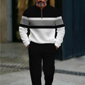 👕 60% OFF NOW! 🔥 Men's Graphic Print Pullover & Pants Set – Street Style, Comfort Fit & Casual Look 👖
