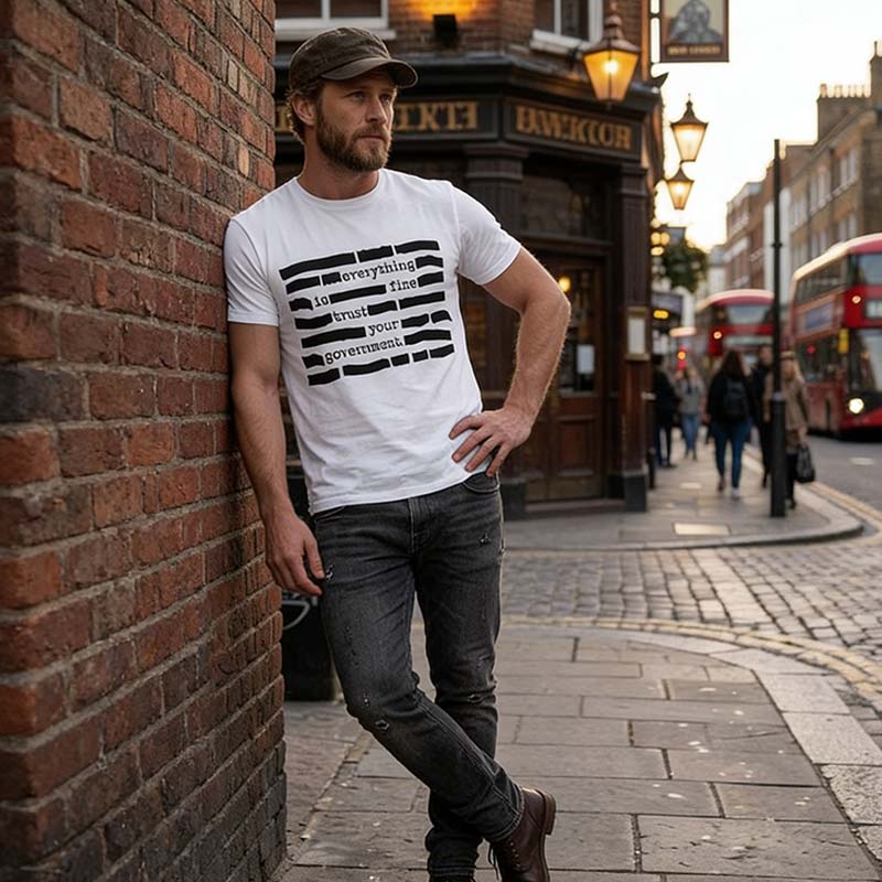 "Trust Your Government" Satirical T-Shirt